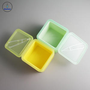 กระปุกพลาสติกทรงสี่เหลี่ยมสำหรับใส่ผลิตภัณฑ์เครื่องสำอาง ขนาด 300 กรัม พร้อมไส้ในสำหรับเปลี่ยน ใช้สำหรับบรรจุภัณฑ์มาส์กหน้า ครีมบำรุงผิว ครีมบำรุงรอบดวงตา ฝาเกลียว - Product Image 5