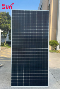 Panneau solaire monocristallin bifacial à demi-cellule SUNPLUS 585W, double vitrage, type N |   Cadre en alliage d'aluminium anodisé |   CSA pour TUV CE - Product Image 5