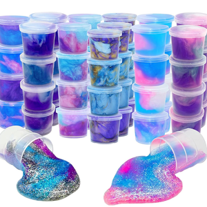 Kit de Slime Transparente de Cristal con 12 Colores de Plastilina, para Crear un Cielo Estrellado, Unisex - Product Image 3