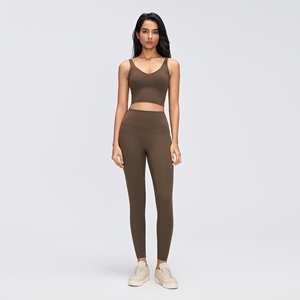 Conjunto Deportivo de Dos Piezas para Mujer, Leggings de Cintura Alta y Sujetador Deportivo de Alto Soporte, Ropa Deportiva al por Mayor, 8 Colores - Product Image 6