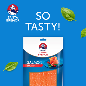 Filetes de salmón ahumado congelado en rodajas de 100 g, venta al por mayor del fabricante - Product Image 3