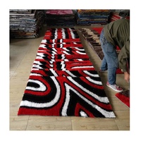 Tapis d'intérieur doux et modernes de grande taille en gros d'usine, tapis shaggy, tapis moelleux à motifs, adaptés au salon et à la chambre à coucher