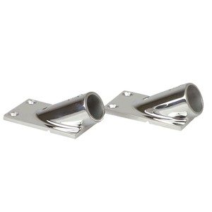 ฐานเหล็กสี่เหลี่ยมสแตนเลส RICHWITS 30 องศา สำหรับราวจับเรือยอชท์ - Product Image 1