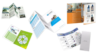 Machine automatique de pliage et de perforation de papier pour factures numériques, cartes de vœux, brochures et prospectus