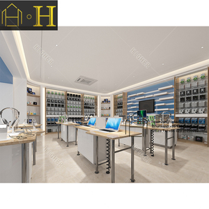 Retail Electronic Mobile Shop <strong>Counter</strong> Cell Phone Accessory <strong>Display</strong> Showcase <strong>Small</strong> Mobile Phone Shop Decoration - Product Image 2