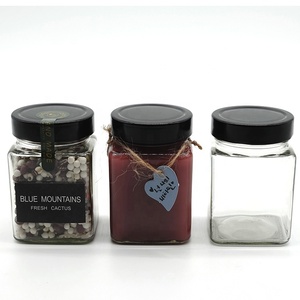 Vierkante Vorm 8Oz Fruit Verspreidt Glas Weckpotten Voor Behoudt Jam Gelei Saus Spice Fruit Crème Marmelade - Product Image 6