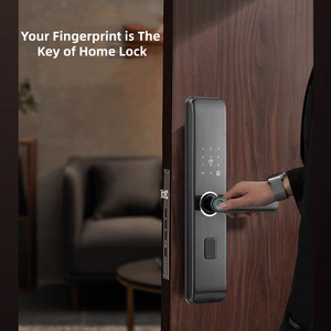Serrure de porte intelligente avec empreinte digitale et carte RFID, compatible avec l'application TTlock, multilingue, pour la sécurité domestique - Product Image 3