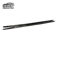 Nouvelles extensions de pare-chocs latéraux en fibre de carbone NeoAuto Tech W205 C63 style PSM à visser, avec vis incluses, pour Mercedes Classe C Sport