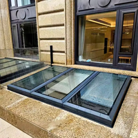 Fenêtre de toit coulissante horizontale moderne en alliage d’aluminium anti-pluie toit ouvrant électrique