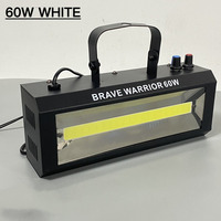 Projecteur Stroboscopique LED COB 60W Blanc Réactif au Son pour Fêtes à Domicile, Effet Lumineux Super Stroboscopique pour Scène, DJ, Club, Danse