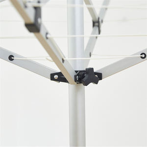 SANIPRO Séchoir à <span class=keywords><strong>linge</strong></span> en alliage d'aluminium de style européen, support de <span class=keywords><strong>parapluie</strong></span> pour salon, séchoir à <span class=keywords><strong>linge</strong></span> rotatif pliable - Product Image 3