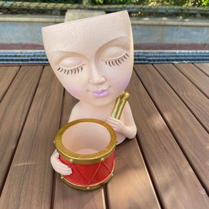 Высокое качество, сочные горшки, декоративные украшения для дерева, Липо для игры на барабанах, комнатные поделки, упакованные в картонную коробку - Product Image 2