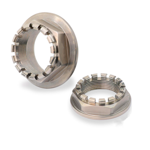 Eje y Tuerca de Rueda Trasera para Motocicleta de Titanio Grado <span class=keywords><strong>5</strong></span>, Cabeza Hexagonal Pulida, Rosca Gruesa de <span class=keywords><strong>5</strong></span>/8'', Estándar DIN/ISO - Product Image 6