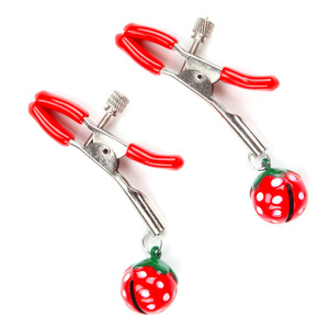 Clip de stimulation Sweet Strawberry Bell Milk Clip SM Prop, Clip de stimulation pour couple, Clip de stimulation du mamelon, Clip clitoridien, Produits sexuels - Product Image 2