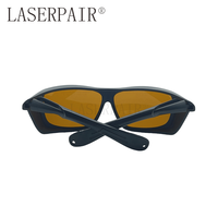 Lunettes de sécurité laser à monture complète certifiées CE LP-GTY-2, transmission de 20 %, protection oculaire pour les longueurs d'onde 532 nm, 808 nm, 1064 nm