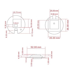 L1 L5 Dual-band đa chế độ với Dual ăng ten gốm gnss mô-đun - Product Image 6