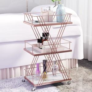 รถเข็นอุปกรณ์ทำผมสำหรับร้านเสริมสวย รุ่นใหม่ ชั้นวางของแบบรถเข็น - Product Image 3