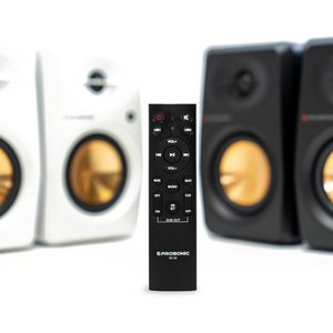 Prosonic hoạt động cho <span class=keywords><strong>Bluetooth</strong></span> kệ sách Loa quang đồng trục 2 x RCA AUX đầu vào rạp hát tại nhà <span class=keywords><strong>Studio</strong></span> màn hình 30-watt điện TF - Product Image 5