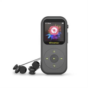 Lecteur MP4 pratique (16 Go, technologie Bluetooth, radio FM intégrée, carte Micro SD 128 Go) Gris - Product Image 1