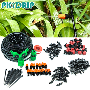 Kit d'irrigation automatique goutte à goutte pour plantes, tuyau de <span class=keywords><strong>50m</strong></span>, pour jardin, maison, ferme, pelouse - Product Image 2