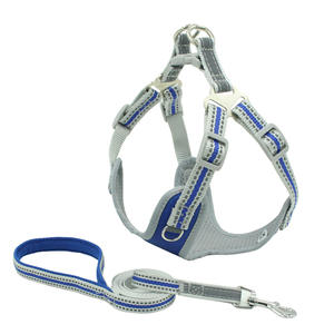 Coleira e coleira de cachorro personalizados refletivos em oxford, corda respirável para cães - Product Image 6