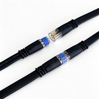 Connecteur rapide mâle/femelle en PVC transparent étanche à la poussière à 5 broches pour câblage LED