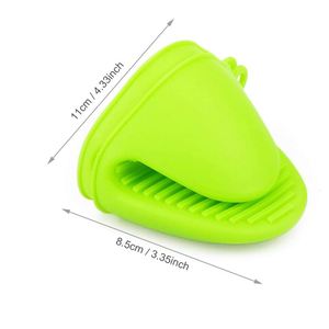 Mini Guantes de Horno Resistentes al Calor, Guantes de Silicona para Horno, Agarraderas de Goma, Protectores de Dedos - Product Image 2