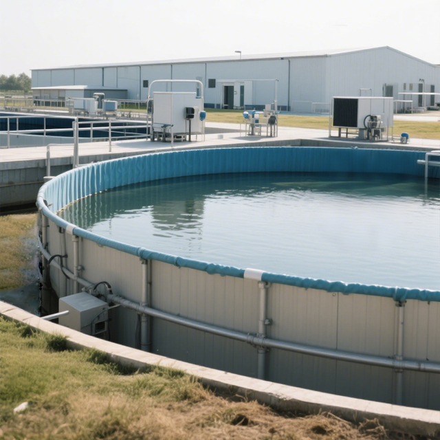 WOLIZE Smart RAS Aquaculture System High-density ISO9001 Certified Fault Alarm Function Fish Pond Drum Filter PP Material