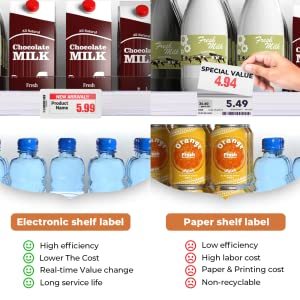 Цифровой ценник ESL разных размеров 2,13 дюйма, Электронная этикетка полки для супермаркетов Walmart - Product Image 3