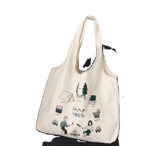 DLBZ - Bolsa de Compras de Lona de Algodón Ecológica, Reutilizable, Portátil, para Uso Diario, con Logotipo Personalizado y Asas de Cuerda - Product Image 1