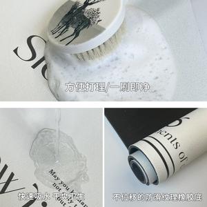 Tapete de Drenaje para Cocina en Forma de Corazón Yijia Crafts, Antideslizante, Absorbente, Protector contra Salpicaduras del Grifo, Estilo Moderno, Fibra de Poliéster 80% - Product Image 3