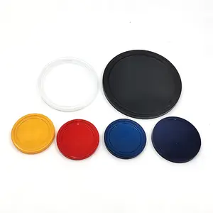45 mm 52 mm 65 mm 73 mm 83 mm 99 mm customized color plastic lid for 202 300 paper cans