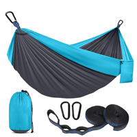 Camping zubehör Nylon Fallschirm Hängematte Doppel & Einzel Tragbare Hängematten Outdoor Camping Hängematten