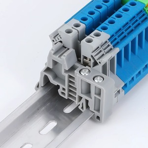 Bloque de terminales universal Guan Yang E-UK UK2.5B para carril de guía con clip para carril base - Product Image 1