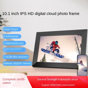 DONGYU 10.1 Inch Smart Cloud WiFi Digital Photo Frame Touch Electronic Album Automatic Loop Player Plays AVI <strong>Video</strong> Plastic - Product Image 5