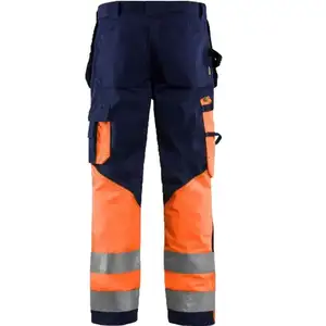 Custom Multi Pockets Tooling Safety Work Clothing Protection Uniform Reflective Oversize Cargo Trousers Work Pants