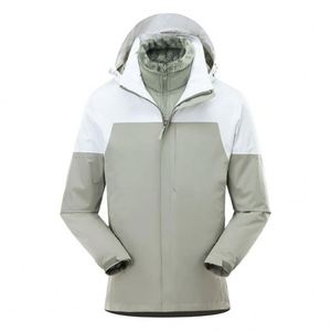 Chaqueta Deportiva 3 en 1 con Logotipo Personalizado, Cortavientos con Cierre, Forro Polar, Impermeable, Unisex, para Hombre y Mujer - Product Image 4