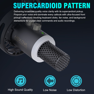 Microphone de jeu SADES Apex Owl, réglable, flexible, prêt à l'emploi, <span class=keywords><strong>micro</strong></span> de jeu <span class=keywords><strong>pour</strong></span> l'esport, l'enregistrement vocal - Product Image 3