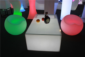 Hiện Đại Nhựa Ngoài Trời Phát Sáng Thanh Hộp Đêm Sáng Di Động Đồ Nội Thất Nhà Thiết Lập LED Phòng Chờ Bảng - Product Image 4