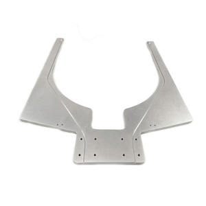 Pièces structurelles en aluminium de haute précision, anodisées pour l'aérospatiale, fabriquées sur mesure par découpe laser, estampage, pliage et soudage de tôle. - Product Image 3