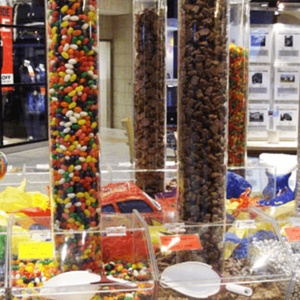 Large Capacity High Detachable Transparent PMMA Acrylic Tube Candy Bin Customizable Size & Color Wholesale - Product Image 2