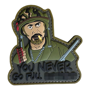 Patch Adesivo de Borracha em PVC 3D Engraçado com Gancho e Laço para Roupas, Mochilas, Capacetes e Equipamentos Táticos Marca JIADIAN - Product Image 1