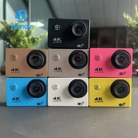 Cámara Deportiva Digital Mini Portátil Lista para Enviar, 4K 30FPS Ultra HD 1080P, Resistente al Agua 30m, Video WiFi, Alternativa