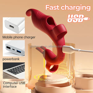 Оптовый клиторальный стимулятор <span class=keywords><strong>G-spot</strong></span> массажер с USB зарядкой водонепроницаемый вибратор для пальцев для женщин - Product Image 2