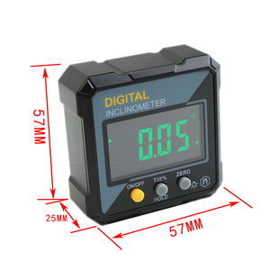 Inclinomètre numérique électronique IP54 avec boîtier magnétique puissant, jauge de mesure d'angle et niveau à bulle - Product Image 2