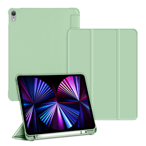 Étui pour tablette en cuir PU souple et TPU pour <span class=keywords><strong>iPad</strong></span> <span class=keywords><strong>Pro</strong></span> 11 2020/2021/<span class=keywords><strong>2022</strong></span> avec support pour stylet et mode veille - Product Image 5