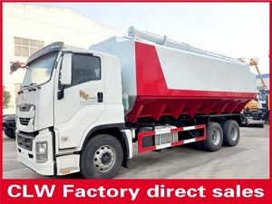 Fabricante directo 40cbm 20 toneladas camión de alimentación de pollo nuevos remolques de transmisión manual diésel para transporte de alimentación a granel - Product Image 4