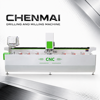 Machine de perçage et de fraisage CNC verticale industrielle 2000 Shandong Chenmai pour le fraisage de rainures et le poinçonnage de trois côtés des profilés en aluminium