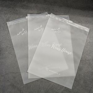 ที่มีคุณภาพสูงปรับแต่งกันน้ำฝ้า CPE PE เลื่อนถุงพลาสติกซิป - Product Image 4