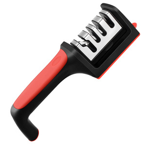 3 Stage Knife Sharpener Stainless Steel Manual Multi Grit Kitchen Knife Sharpening Tool Home Use - Product Image 2